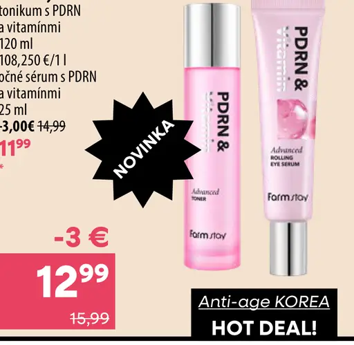 Farmstay tonikum s PDRN a vitamínmi
