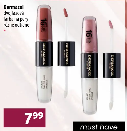 Dermacol dvojfázová farba na pery