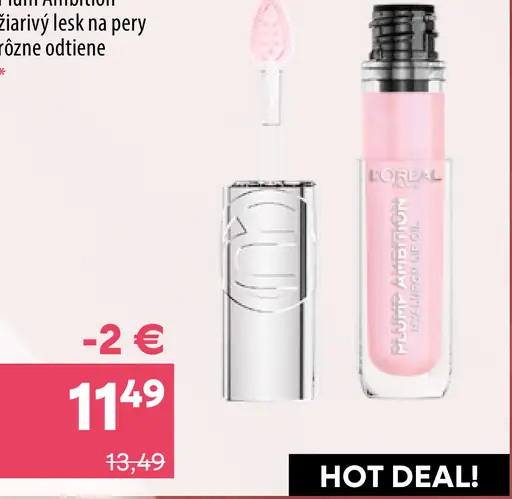 L’Oréal Paris Plum Ambition žiarivý lesk na pery