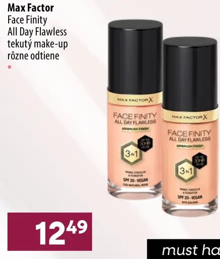 Max Factor Face Finity All Day Flawless make-up