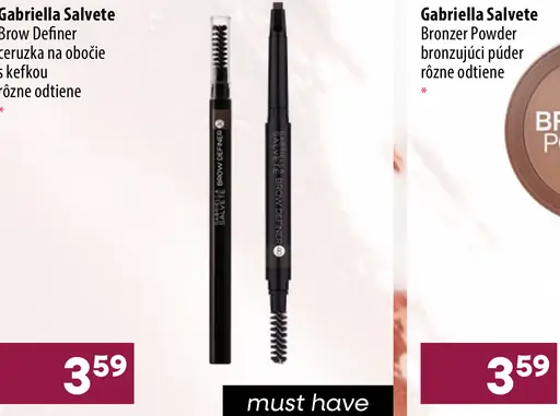 Gabriella Salvete Brow Definer ceruzka na obočie s kefkou