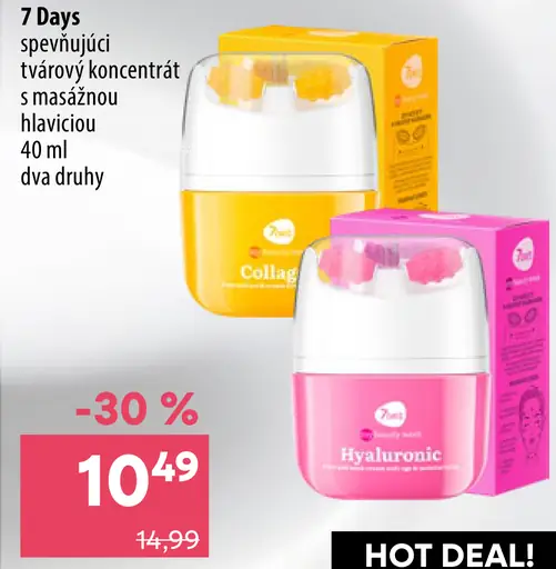 7 Days spevňujúci koncentrát na krk a dekolt s mačacou hľuzou, Collagen