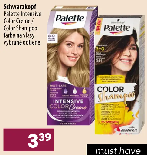 Schwarzkopf Palette Intensive Color Creme farba na vlasy