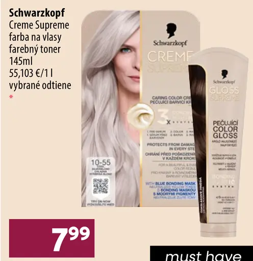 Schwarzkopf Creme Supreme farba na vlasy