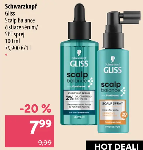 Schwarzkopf Gliss Scalp Balance SPF sprej