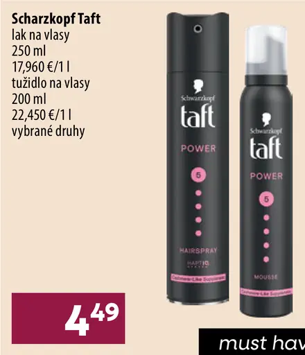 Schwarzkopf Taft lak na vlasy