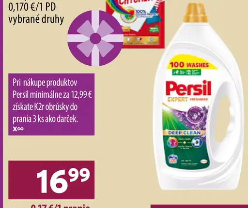Persil prací prostriedok rôzne druhy