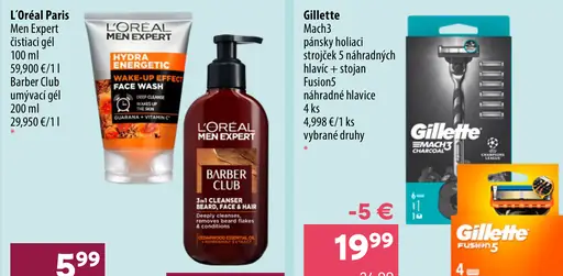 L’Oréal Paris Men Expert čistiaci gél na tvár