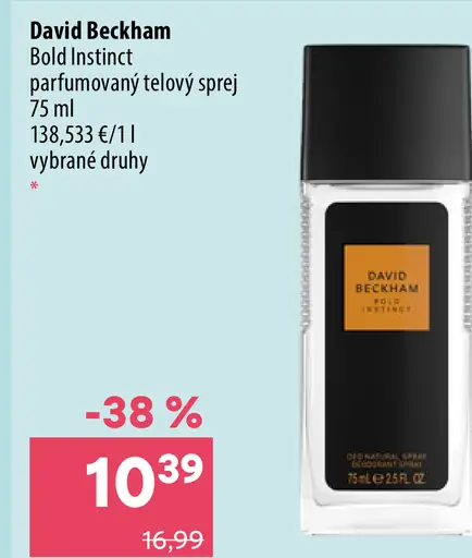 David Beckham Bold Instinct parfumovaný telový sprej
