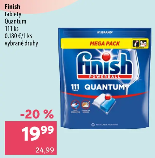 Finish Quantum Tablety do umývačky