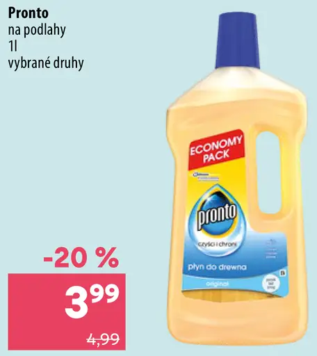 Pronto prostriedok na umývanie podláh
