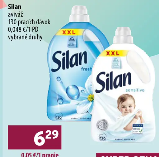 Silan avivážny prostriedok vybrané druhy