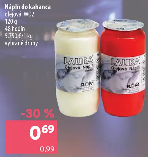 Náplň do kahanca olejová W02