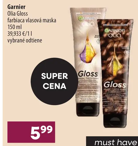 Garnier Olia Gloss farbiaca vlasová maska