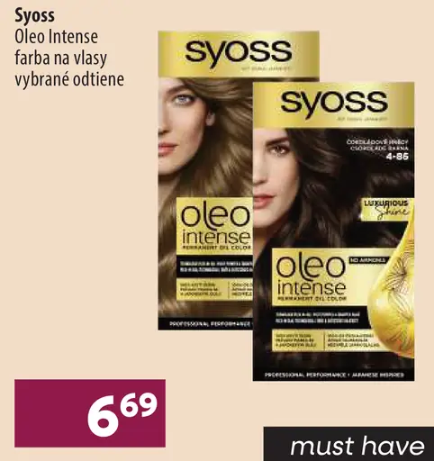 Syoss Oleo Intense Farba na vlasy žiarivo medený 7-77