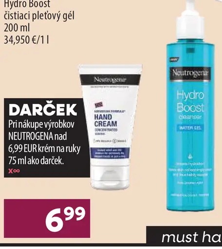 Neutrogena Hydro Boost čistiaci pleťový gél
