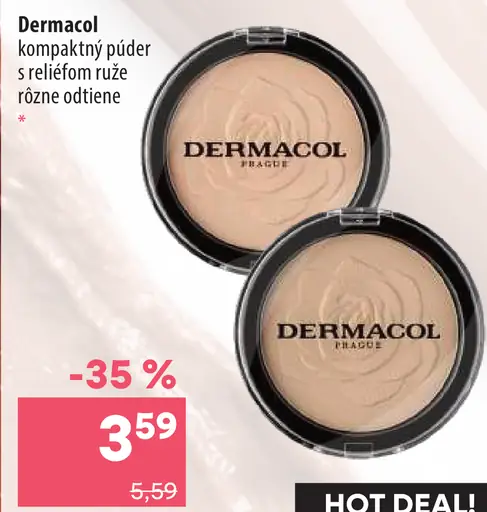 Dermacol zmatňujúci kompaktný púder