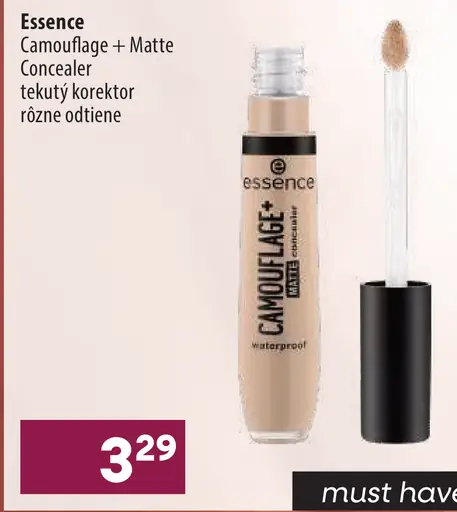 Essence Camouflage+ Matte Concealer tekutý korektor