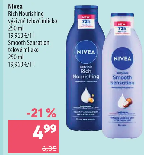 Nivea Rich Nourishing výživné telové mlieko