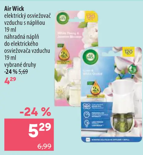 Air Wick elektrický osviežovač vzduchu náhradná náplň