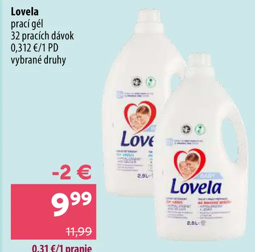 Lovela prací gél