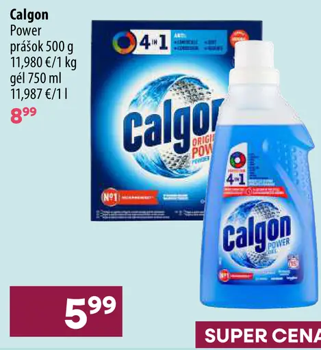 Calgon Power prací prášok