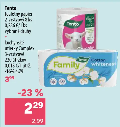 Tento toaletný papier