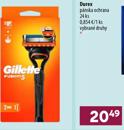Gillette Fusion5 pánsky holiaci strojček s náhradnými hlavicami