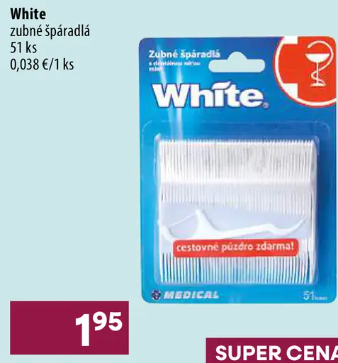 White zubné špáradlá