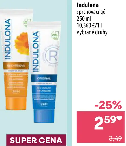 Indulona sprchový gél