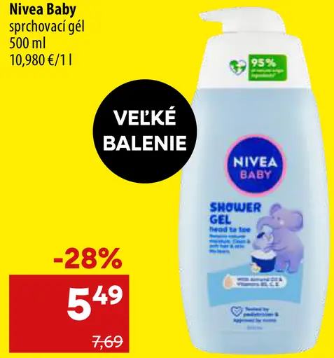 Nivea Baby sprchovací gél