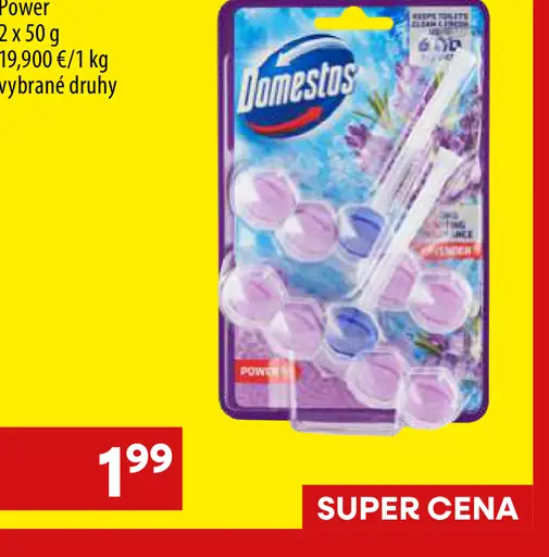Domestos Power WC čistiace bloky