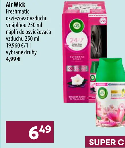 Air Wick Freshmatic osviežovač vzduchu s náplňou