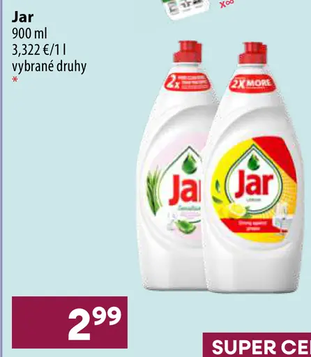 Jar prostriedok na umývanie riadu