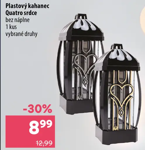 Plastový kahaneč Quatro srdce bez náplne