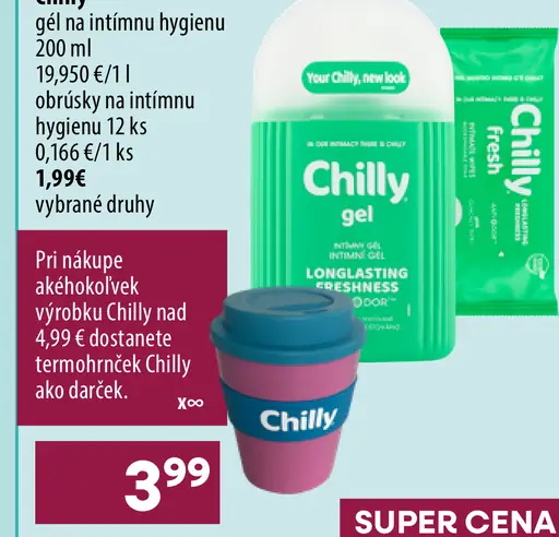 Chilly gél na intímnu hygienu