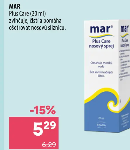 Mar Plus Care nosový sprej