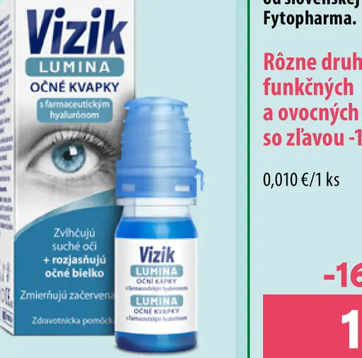 Vizik Lumina očné kvapky
