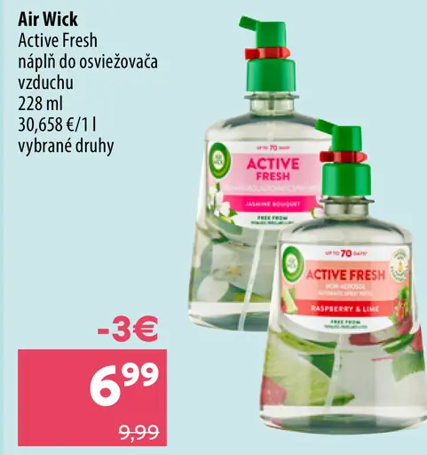Air Wick Active Fresh náplň do osviežovača vzduchu