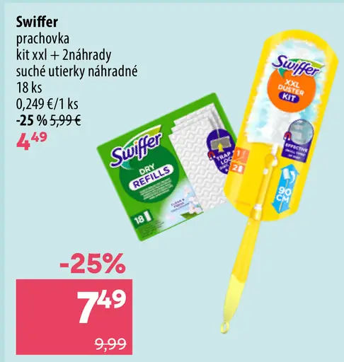 Swiffer XXL súprava na podlahu s náhradami suchých utierok