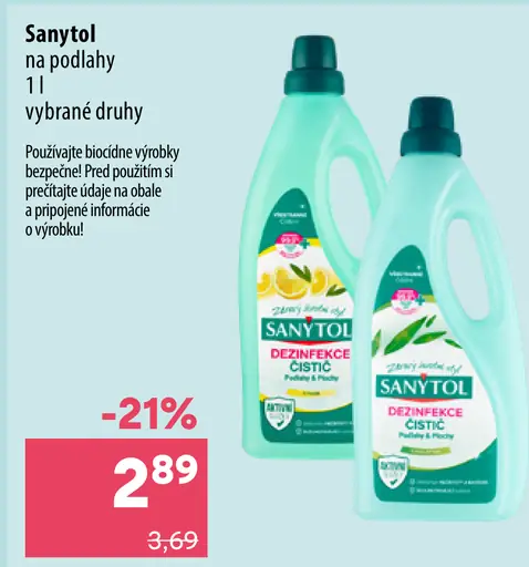 Sanytol čistič na podlahy