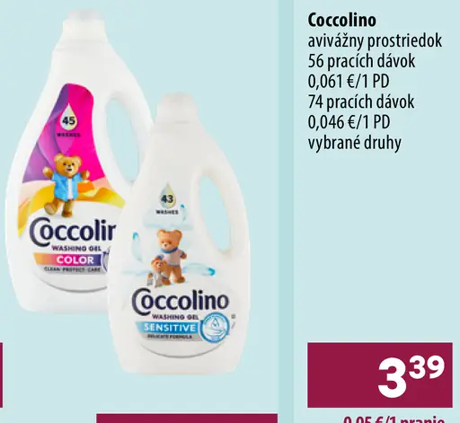 Coccolino avivážny prostriedok