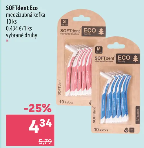 SOFTdent Eco medzizubná kefka
