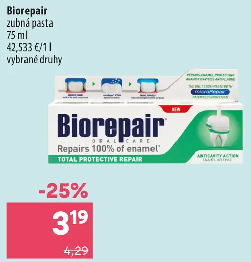 Biorepair zubná pasta