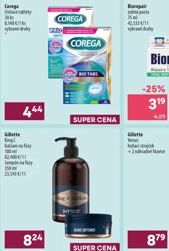 Corega Čistiace tablety