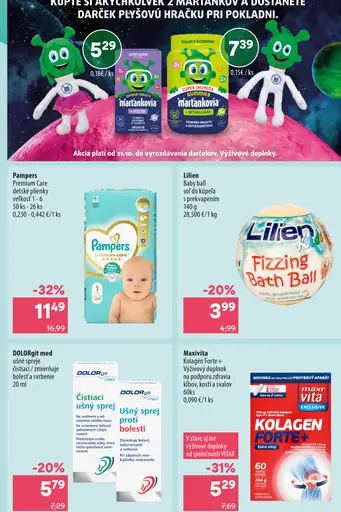 Marťankovia žuvacie tablety + vitamíny