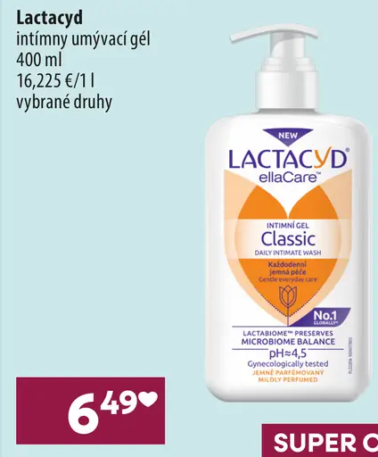 Intímny umývací gél, vybrané druhy