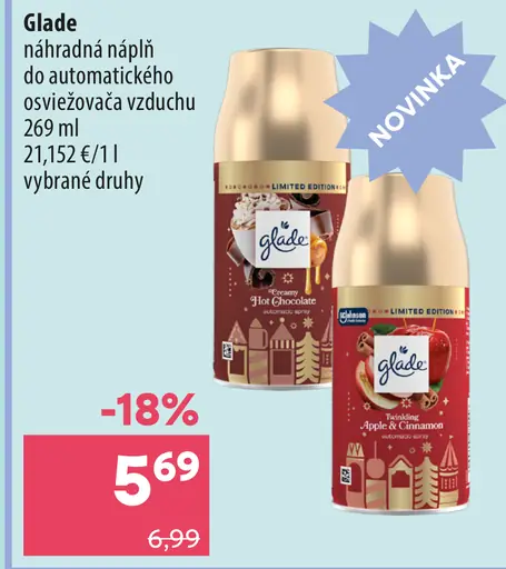Glade náplň do automatického osviežovača vzduchu