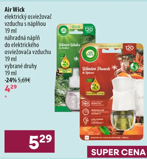 Air Wick elektrický osviežovač vzduchu náplň ľalia