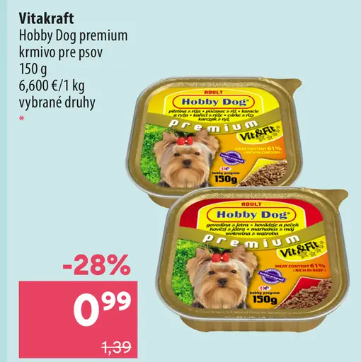 Vitakraft Hobby Dog krmivo pre psov